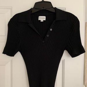 Ribbed polo